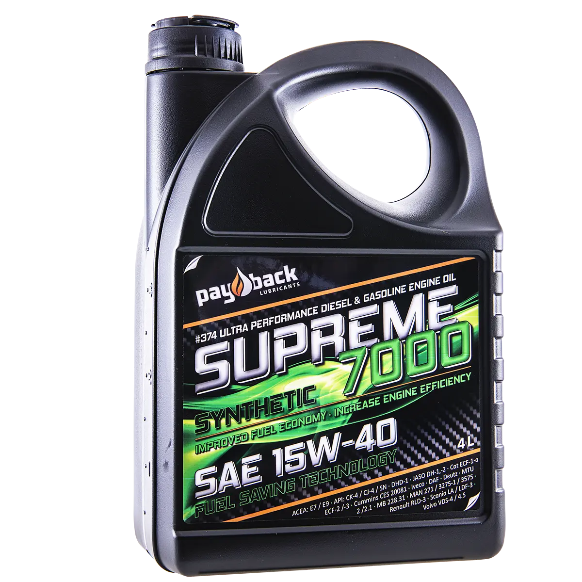 Supreme 7000 15W-40 Euro 6 - Billede 2