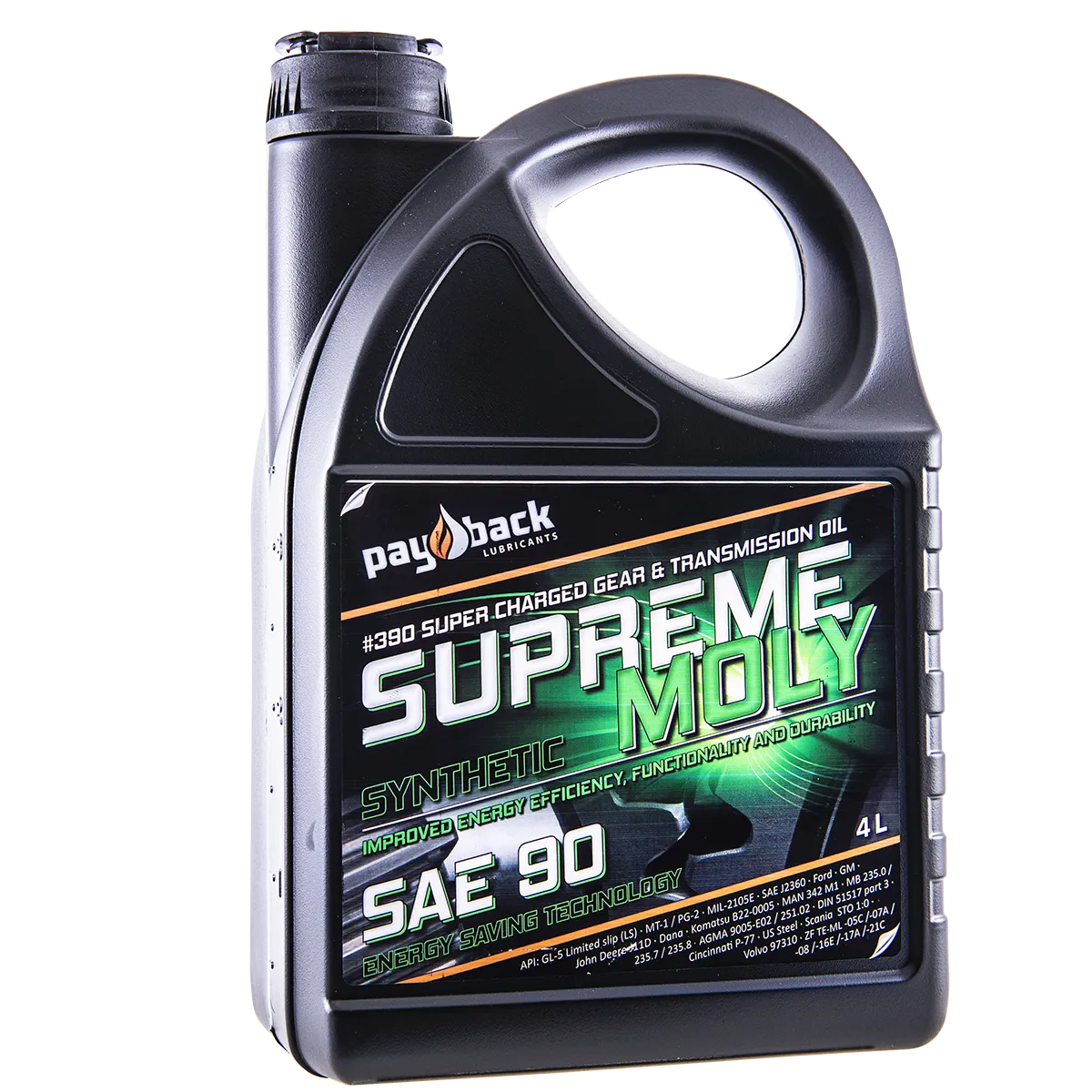 Supreme Moly SAE 90 Syntetisk GL-4/5 LS - Billede 2