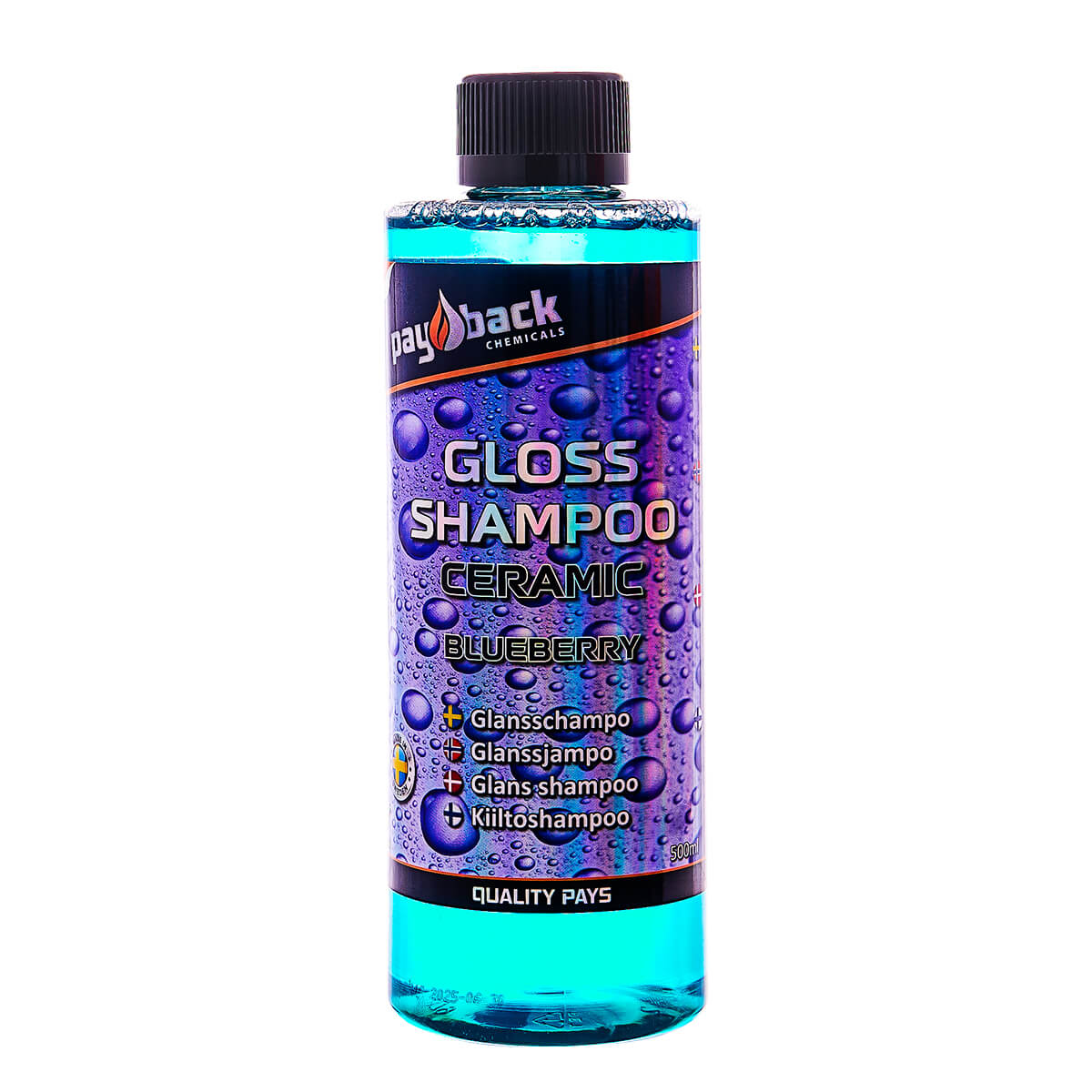 Gloss Shampoo Ceramic - Blåbær